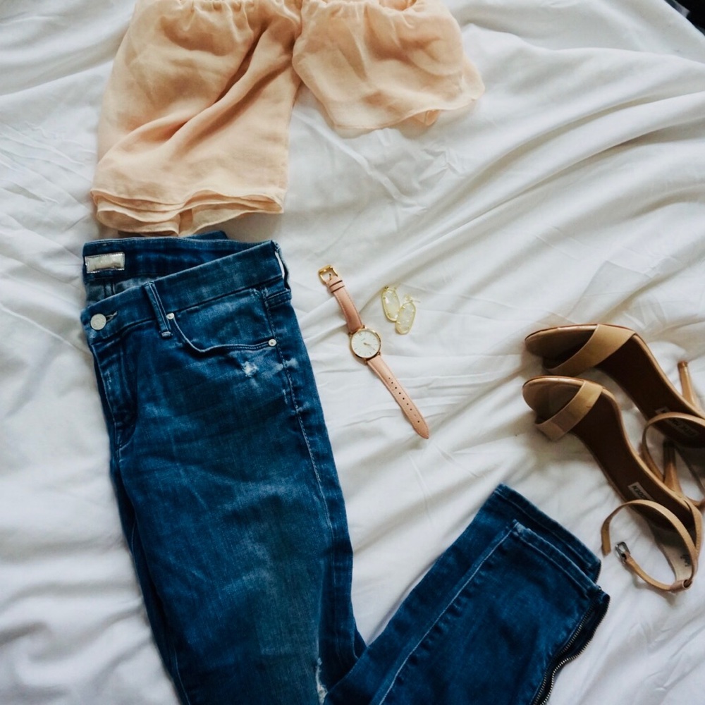 MOTHER denim skinny jeans